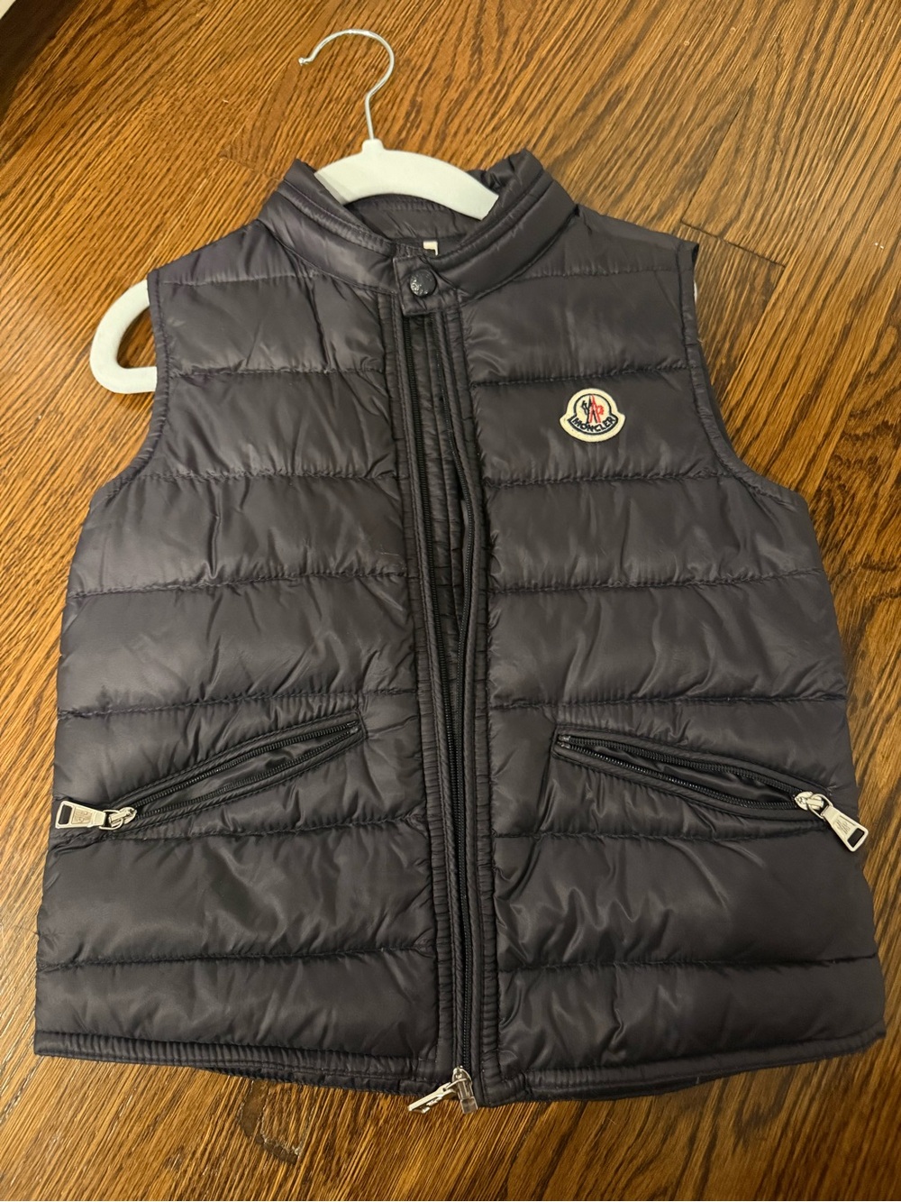 Moncler Kids Black Quilted Puffer Vest